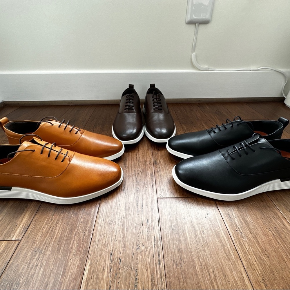Gently Used!Wolf & Shepherd Crossover Longwing Dress Shoes! - Picture 2 of 5